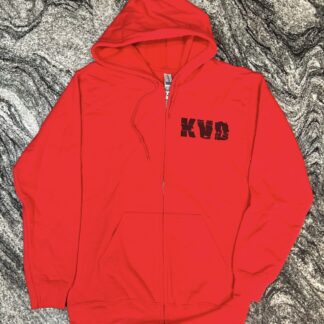 KVD logo zip-up hoodie